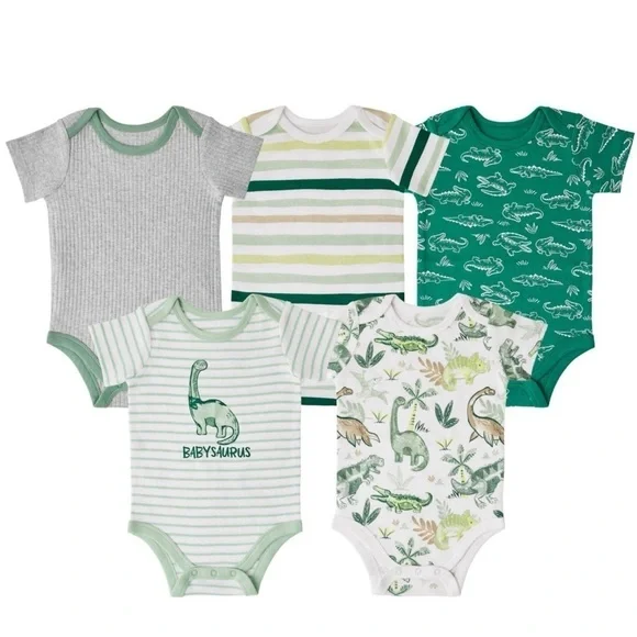 Baby Boy 5-pack Onesies - Picture 2 of 3